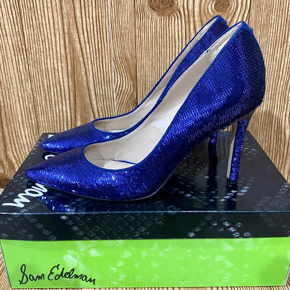 Sam Edelman - Navy Sequin Hazel Shoes